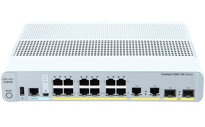 Cisco - WS-C3560CX-12PC-S - Cisco Catalyst 3560-CX 12 Port PoE IP Base