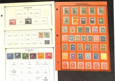 Nicaragua Stamp Collection on 30 Scott International Pages, 1899-1958 (BG)