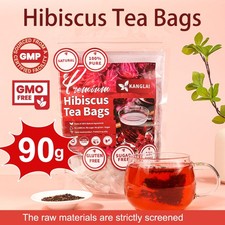 Hibiscus Tea 60Bags Natural Dried Hibiscus Flower Support Digestion Herbal Tea