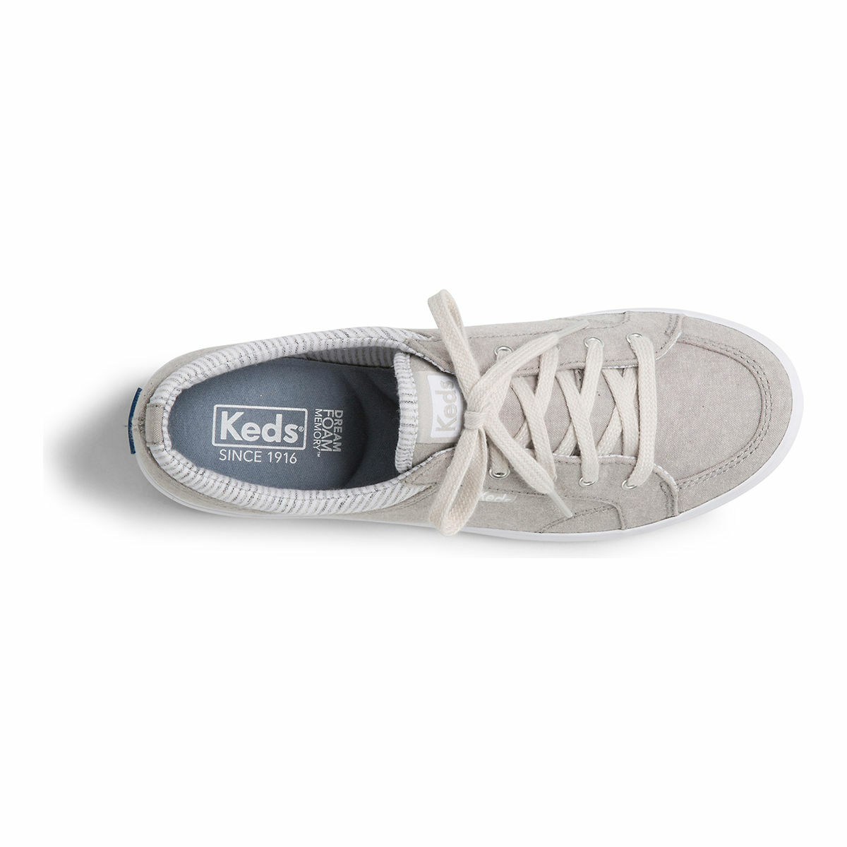 keds center chambray gray