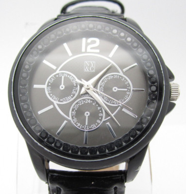 Women's NY&C Quartz WR Analog 40mm Dial Causal Round Watch (E779)