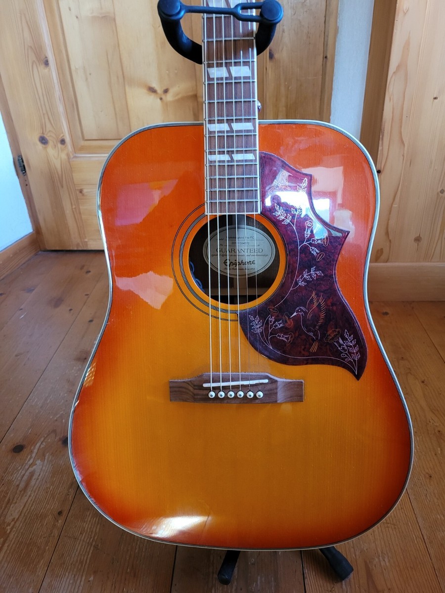 Epiphone Hummingbird PRO / FC mit Epiphone Dreadnought-Koffer | eBay