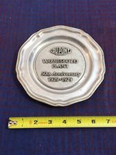 vintage dupont waynesboro plant 50th anniversary plate ash tray