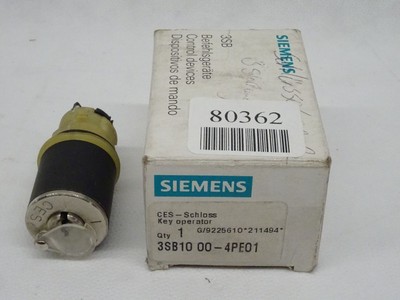 Siemens 3SB1000-4PE01 / 3SB10 00-4PE01 CES Lock Key Operator NEW ORIGINAL PACKAGING