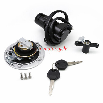 Ignition Switch Fuel Gas Cap Seat Lock Key For z1000sx 2011-2016