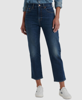 $69 Lucky Brand Women's Blue Stretch Straight Leg Denim Jeans Pants Size 2/26