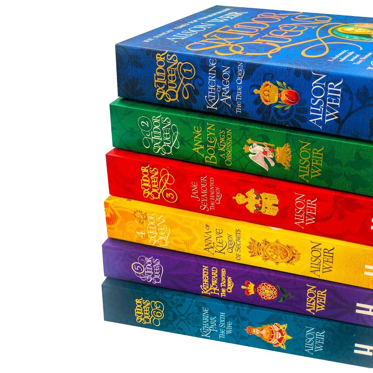 Alison Weir Six Tudor Queens Collection 6 Books Set Paperback NEW