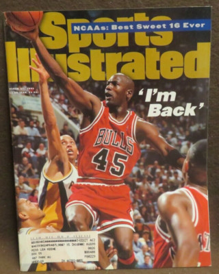 #2732 SPORTS ILLUSTRATED MARCH 27 1995 MICHAEL JORDAN IM BACK