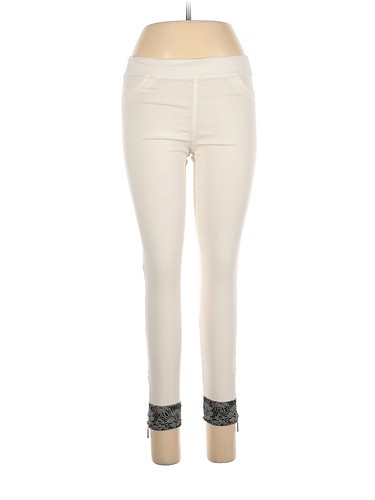 Assorted Brands Women Ivory Jeggings XL 