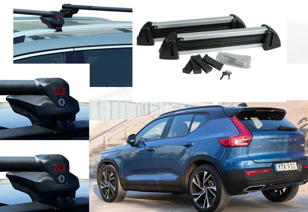Portasci Per Volvo XC60 - Barre Alluminio + Portasci Scorrevole