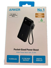 Anker 10,000 mAh 22.5W Digital Display Portable Charger Battery Power Bank