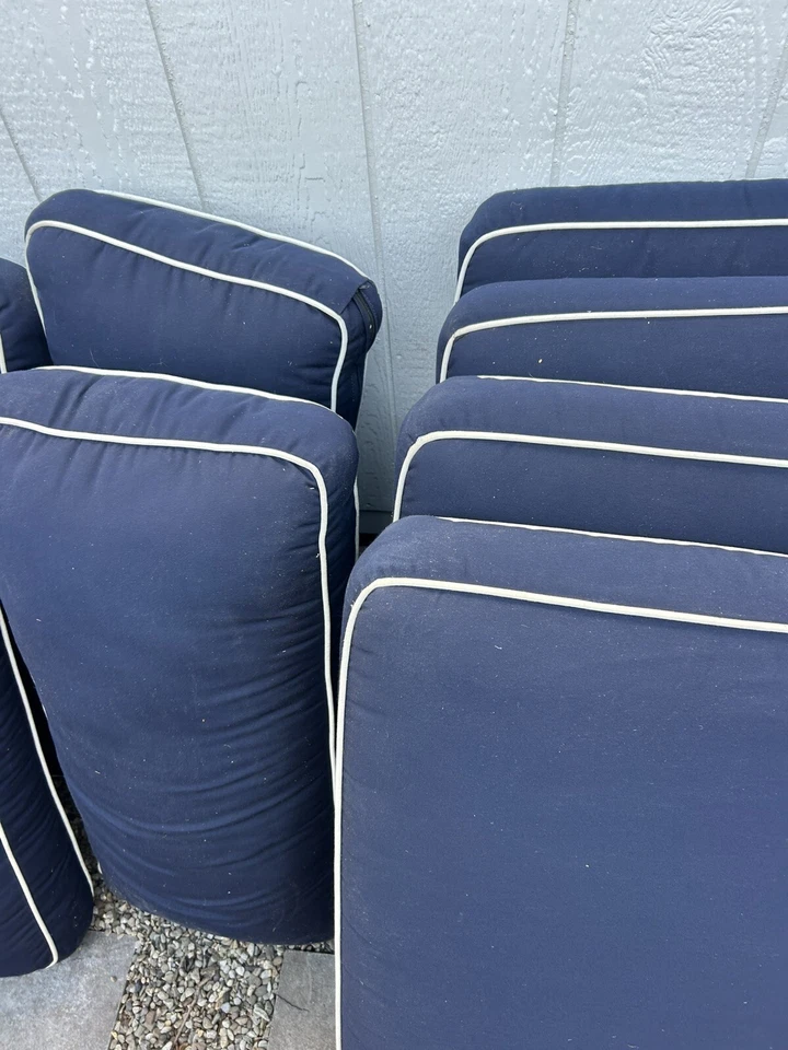 Cojines de sofá para puerta delantera Palermo tumbona exterior chaise sombrilla Foto 4 de 4