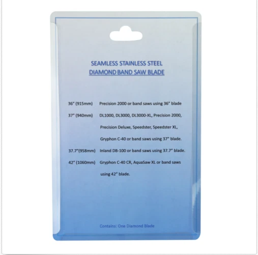 3pcs/pack 42''x1/8" Diamond Coated Replacement Band Saw Blade for CR40 Custom - Image 4 of 4