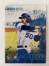 MOOKIE BETTS 2021 DIAMOND KINGS BASEBALL BLUE PARALLEL GALLERY OF STARS CARD /99