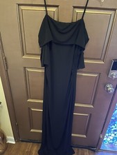 Connected Apparel Black Polyester Evening Gown - NWT - Size 12