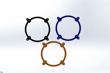 120mm to 140mm Flat Fan Adapter Converter change mounting PC Modding Mod Custom