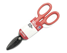 Wiss A9 12.5 Inch. Straight Pattern Shears, Metal Cutting Snips - Made in USA