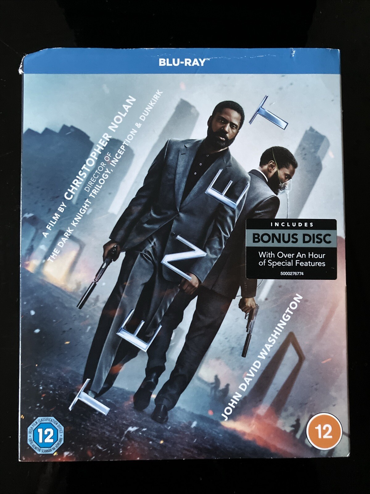 Tenet + Bonus Disc (Blu-ray x 2) With Slip Cover