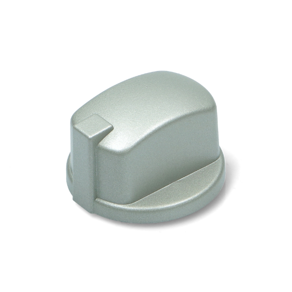 Manopola Silver Inox Per Forno Hotpoint Ariston Indesit Originale C00284958