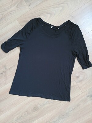 Damen PROMOD Shirt 38 schwarz