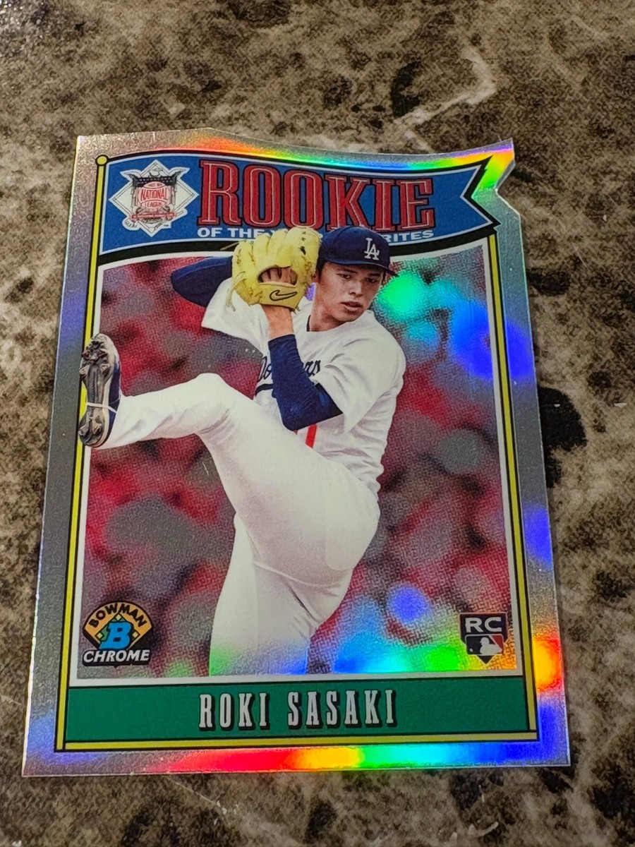 ROKI SASAKI 2025 Bowman Chrome Rookie of Year Favorites #ROY-10 