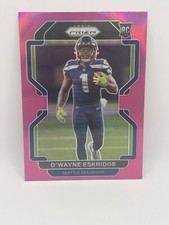 2021 Panini Prizm Pink Prizm #349 Dwayne Eskridge Rookie RC Seattle Seahawks