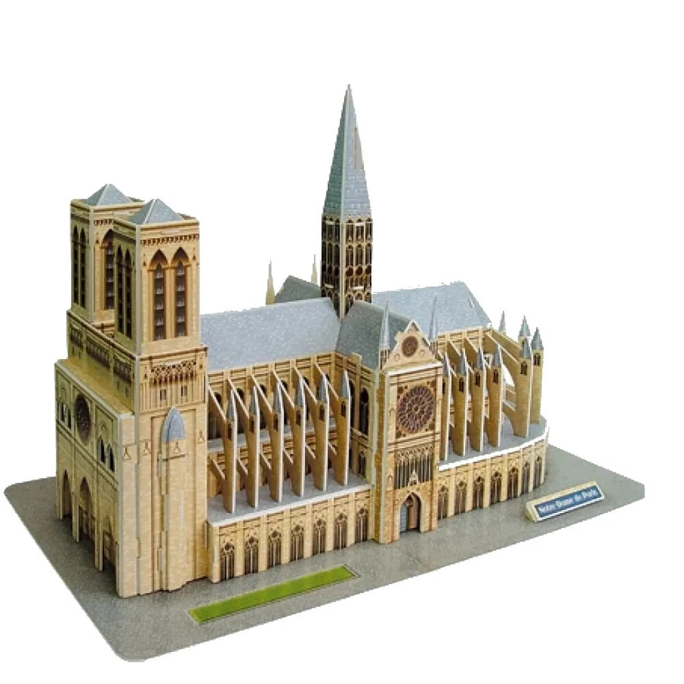 CubicFun 3D Puzzle Notre Dame De Paris MC054h - Image 2 of 2