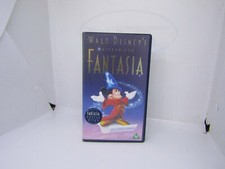 Vintage Walt Disney Fantasia VHS Tape - 1992 PAL UK - collectable cassette video