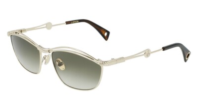 289  Sunglasses Lanvin LNV111S 734 Gold Gradient Lenses Women Made in Italy