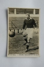 1935 Senior Service Sporting Events & Stars No. 50 J. Brown, Manchester United