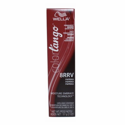 Wella Color Tango Permanent Hair Color 8RRV Paprika 2 oz