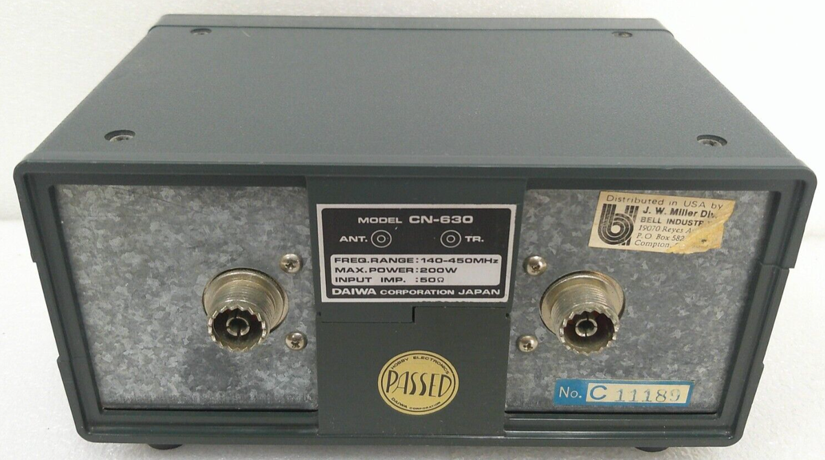 DAIWA ダイワ CN650 1.2/2.4GHz VSWR/POWER計 - アクセサリー DAIWA ダイワ CN650 1.2/2.4GHz VSWR/POWER計 - アクセサリー
