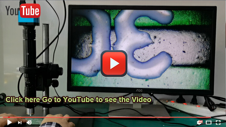 200X - 2000X Zoom Industry Stereo Microscope Camera Coaxial Light C-mount Lens