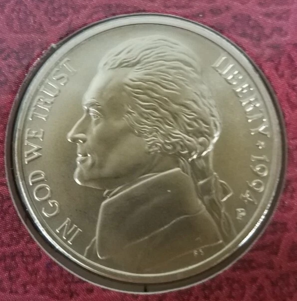 CC0393PJSBFO U.S. MINT YEAR 1993-P JEFFERSON AG COIN & CURRENCY SET MP FRESH OGP - Image 3 of 4