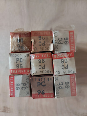 9x PC96 Telefunken triode tube NOS (lot1184)