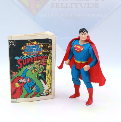 Kenner Super Powers Superman Vintage DC Comics Original Action Figure Mini Comic