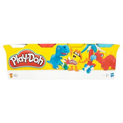 Hasbro European Trading B.V. B5517EU4 - Play-Doh Knete, Spiele und Puzzles, 4er 