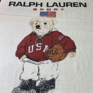 polo teddy bear towel