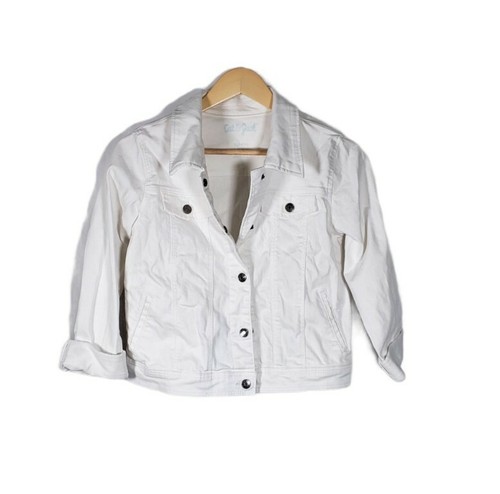 Cat \u0026 Jack White Denim Jacket 14/16 | eBay