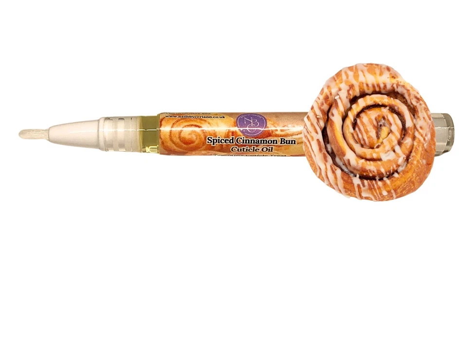 NAILS BY CERIANN Cinnamon Bun Scented Cuticle Oil. Natural Ingredients. Vegan. Moisturising. UK