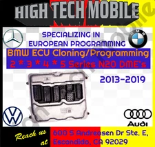 ✅ BMW ECU DME Cloning Programming Service N20 F30 F10 