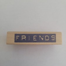 Friends EK Success Mounted Rubber Stamp