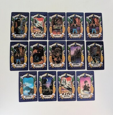 2001 Harry Potter Chocolate Frog Lenticular 14x Rare Assorted
