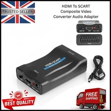 SCART To HDMI Converter Adapter Composite Video Audio Adaptor SKYBOX DVD 1080P