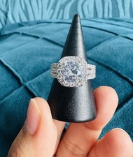 Luxury Women's Engagement and Proposal Ring, Fashion Synthetic zirconia Size-8