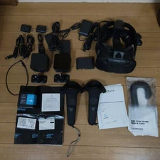 HTC Vive VR Headset Kit System Virtual Reality Complete Set Operation Checked JP