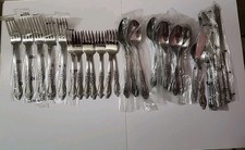 Posate vintage Northland Carolina Korea Oneida acciaio inox lotto 40 pezzi nuove