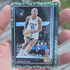 Panini 2025 WNBA Courtney Williams Minnesota Lynx #70 Green Dragon Parallel