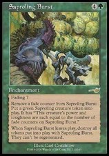 Saproling Burst - Heavy Play MTG Nemesis