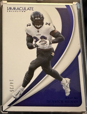 2024 Panini Immaculate Collection Derrick Henry Baltimore Ravens #2 14/35